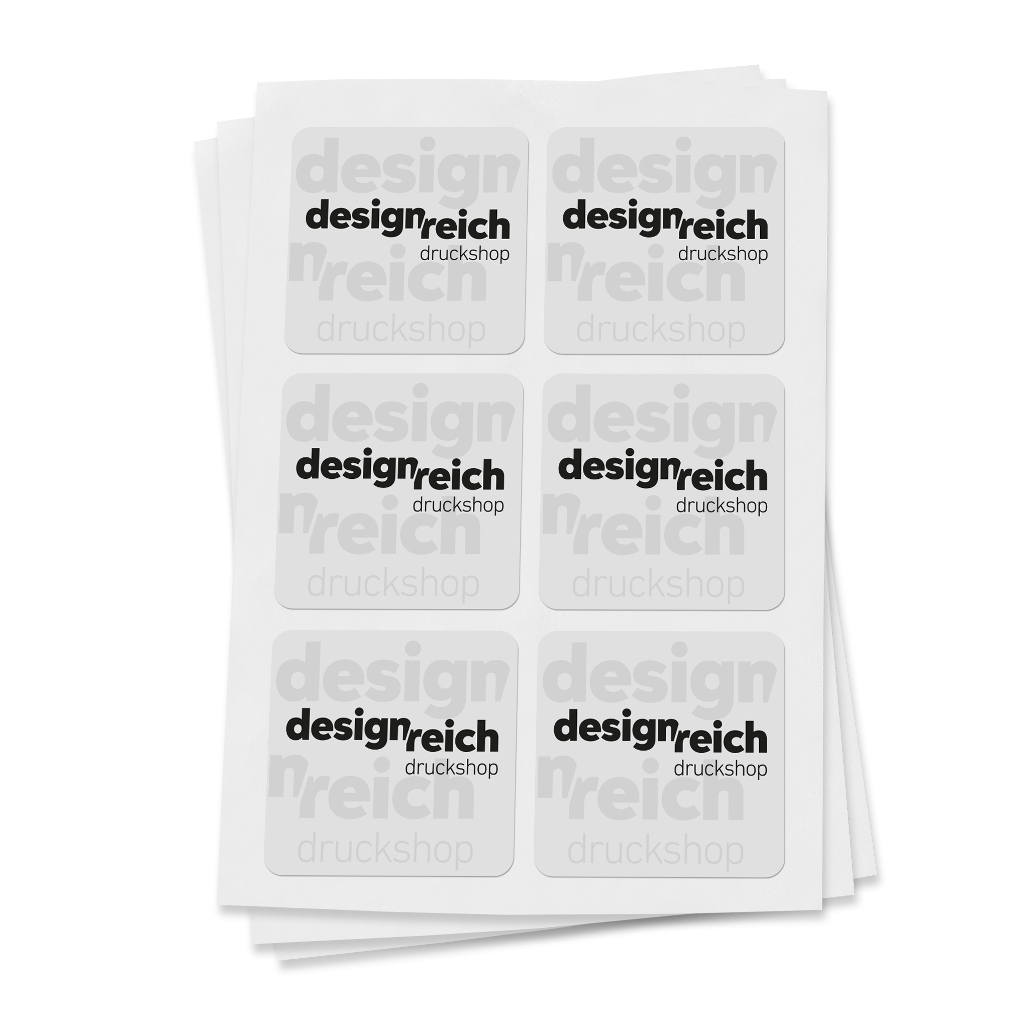 Aufkleber & Sticker günstig drucken lassen im Druckshop von Designreich.