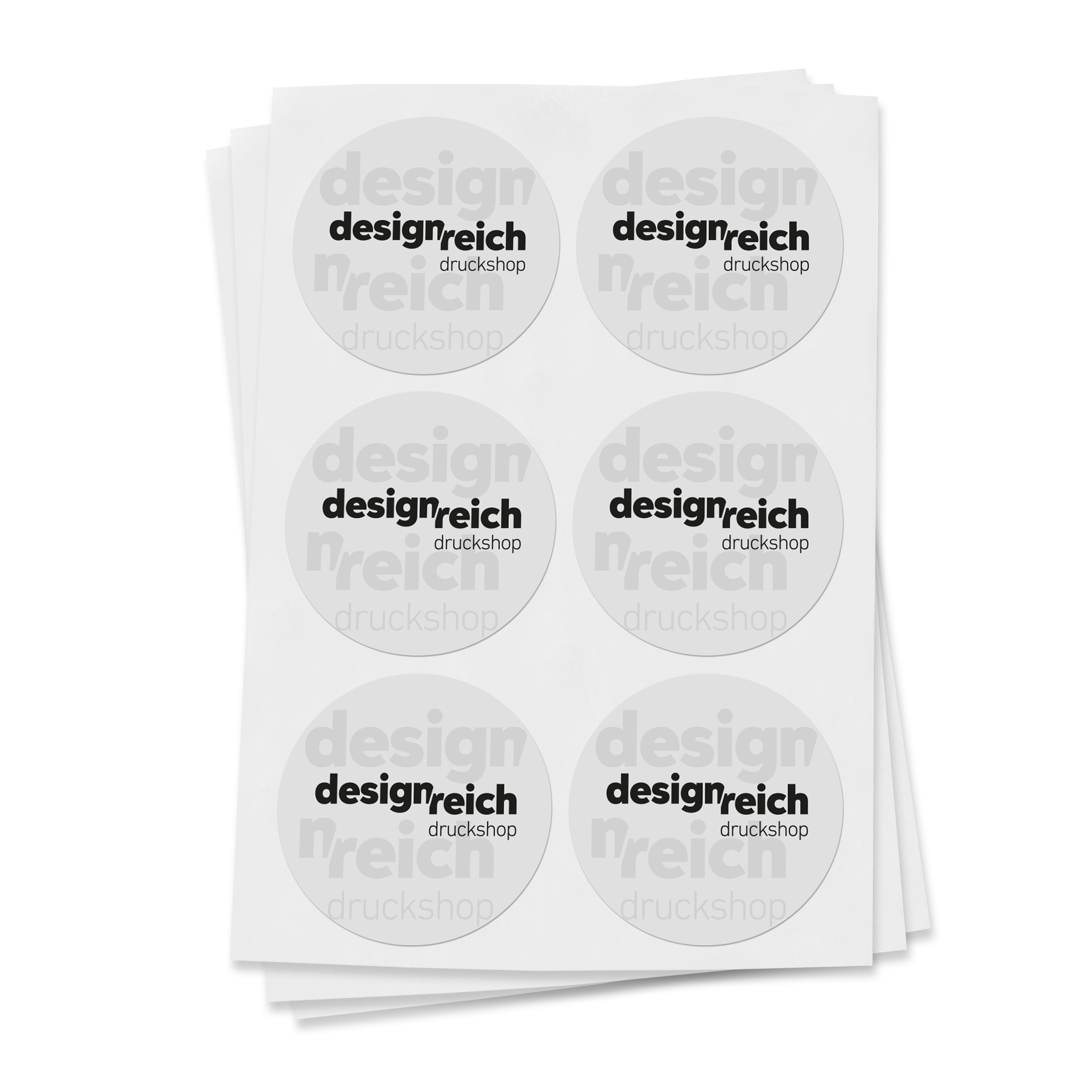 Aufkleber & Sticker günstig drucken lassen im Druckshop von Designreich.