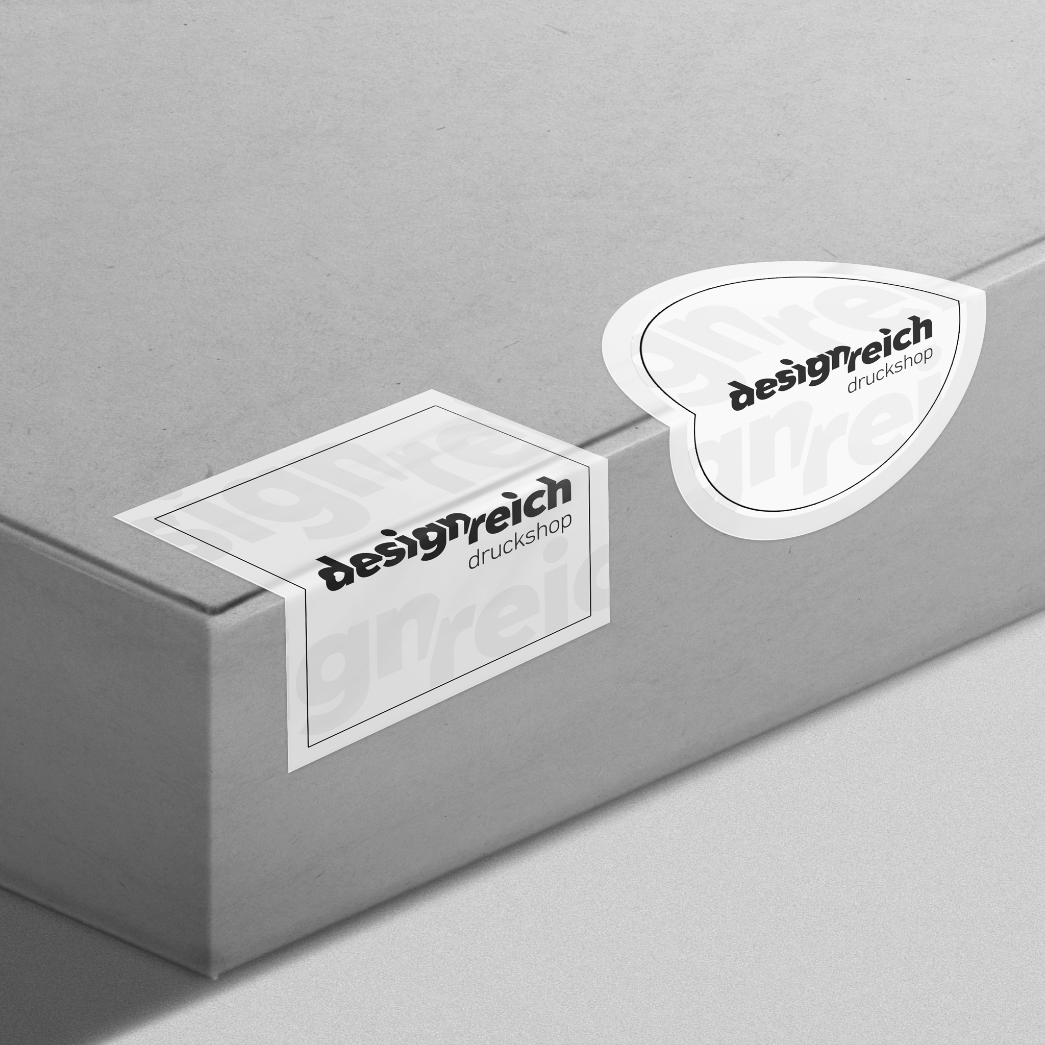 Aufkleber & Sticker günstig drucken lassen im Druckshop von Designreich.