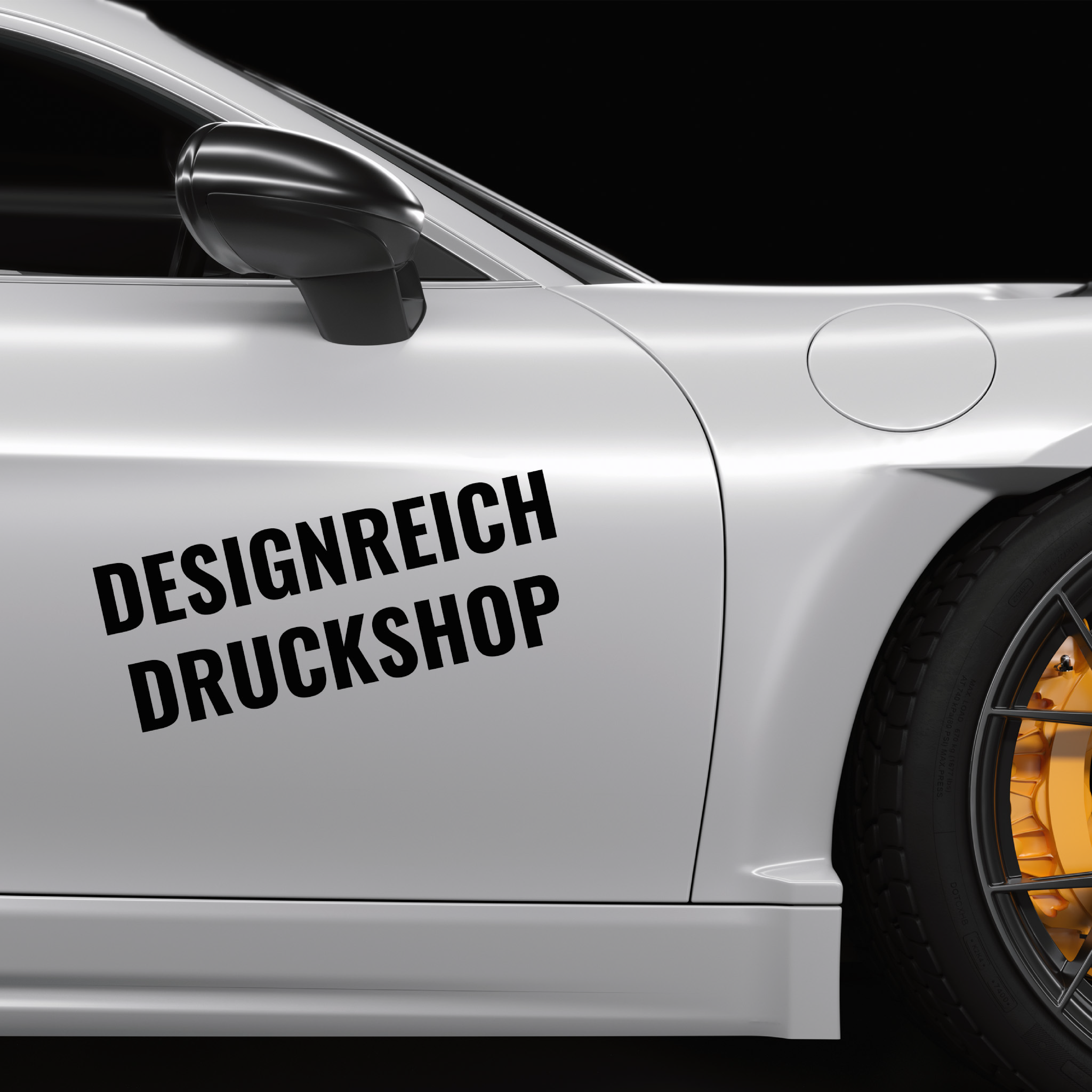 Folienschriften und Folientexte selbst gestalten im Druckshop von Designreich.