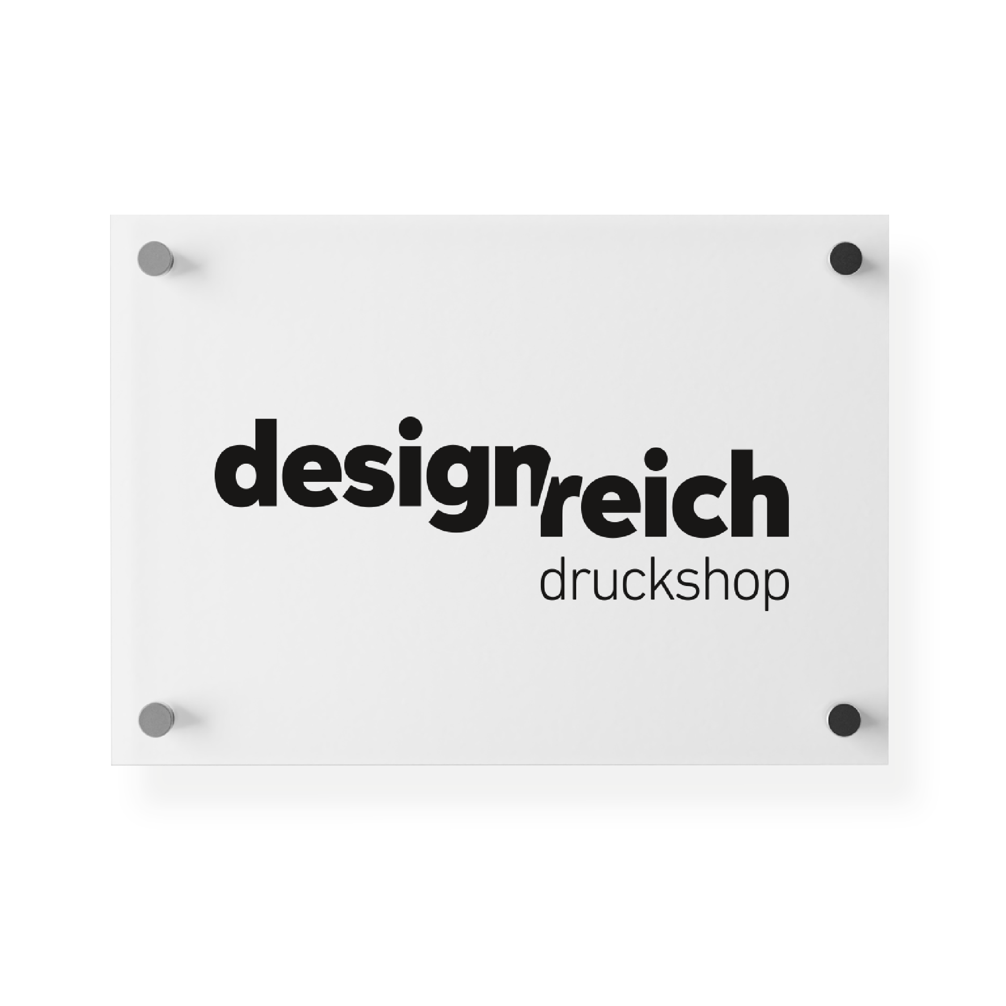 Schilder & Tafeln günstig drucken lassen im Druckshop von Designreich.