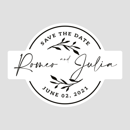 Aufkleber & Sticker für Hochzeiten