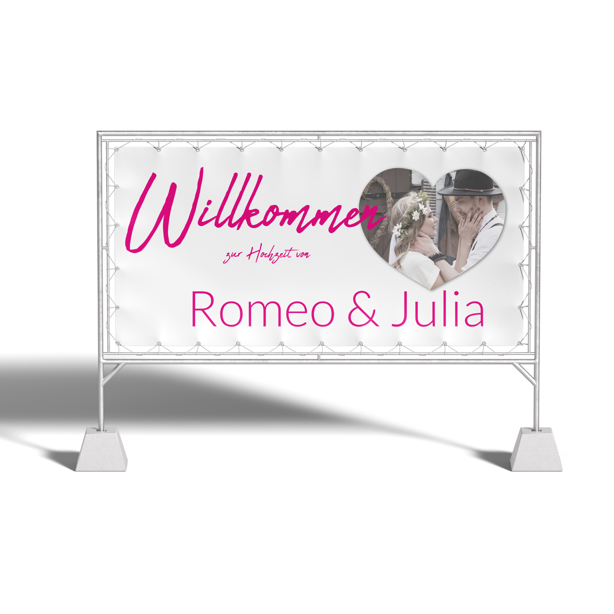 Werbebanner für Hochzeiten