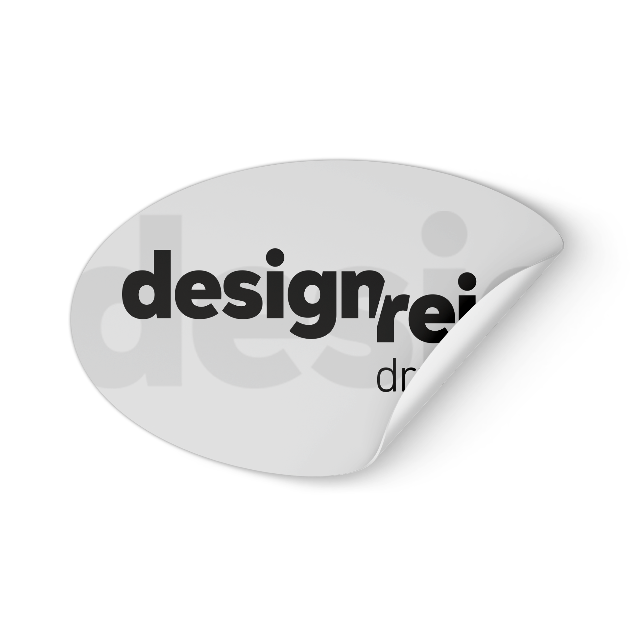 Aufkleber & Sticker oval für Fahrzeuge, Verpackungen, Werbung usw.