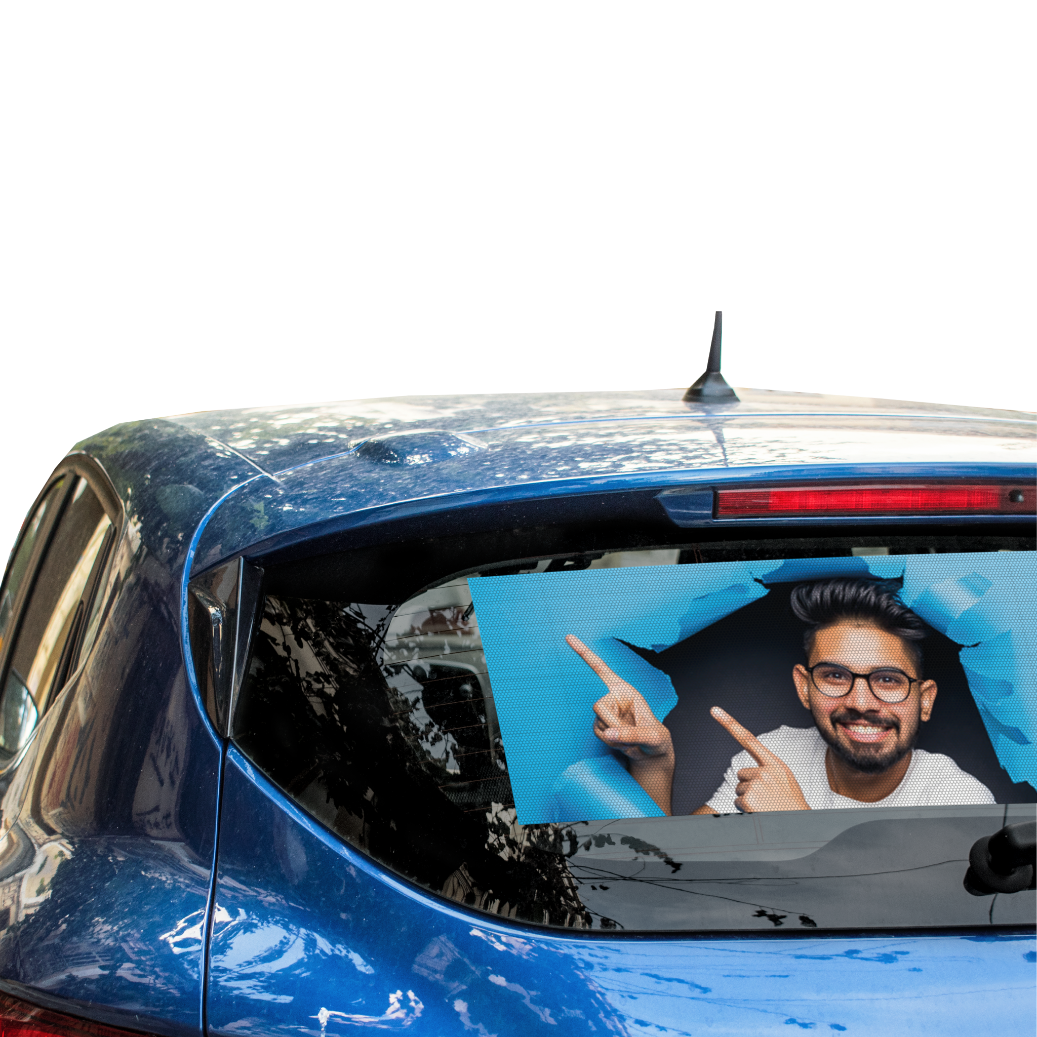 Bedruckte Lochfolien für Fenster jetzt bestellen im Druckshop von Designreich.