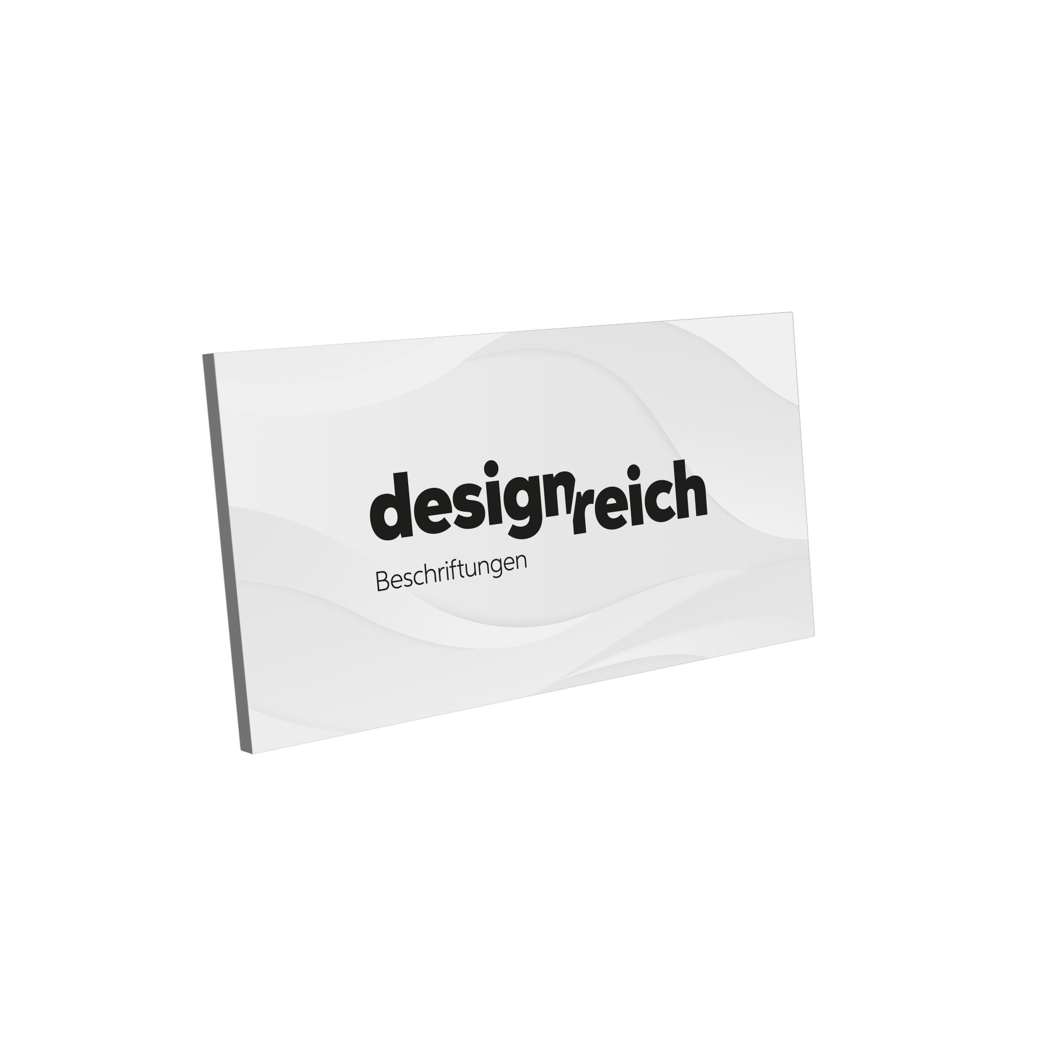 Werbeschilder in allen Grössen und Formen von Ihrer Schweizer Druckerei.