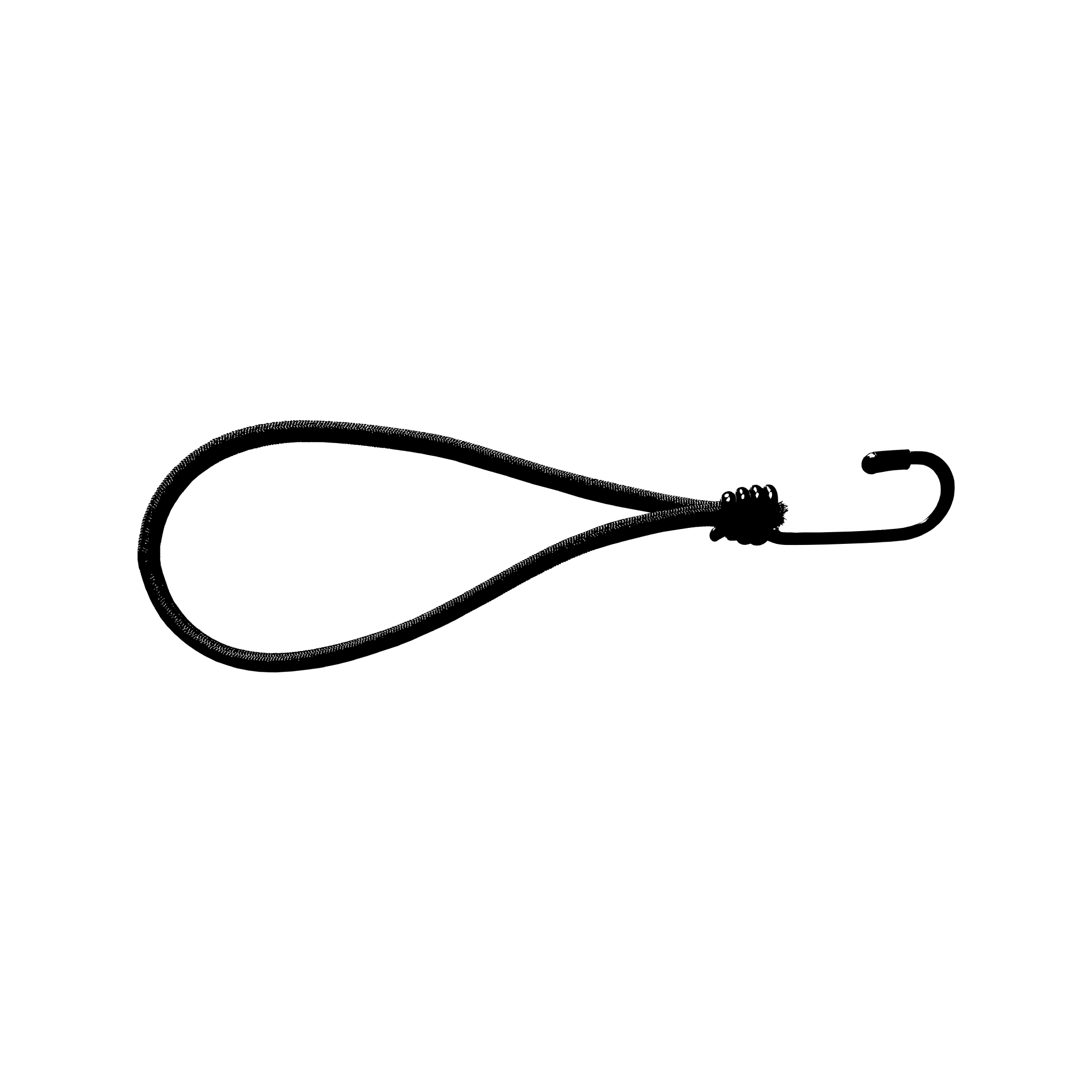 Spannhakengummi 25 cm